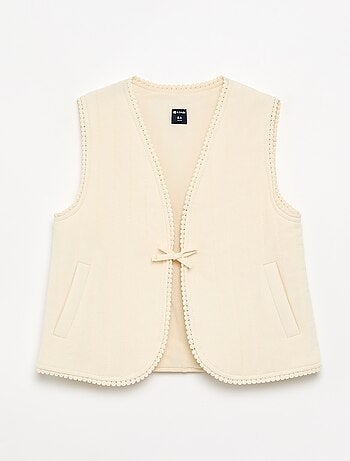 Gewatteerde mouwloze gilet