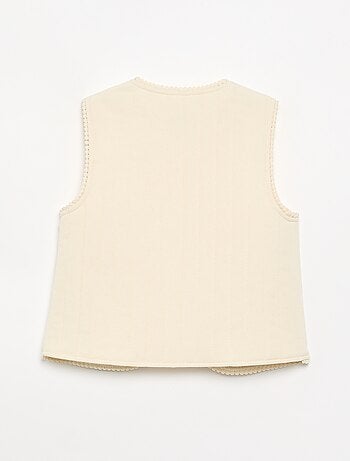 Gewatteerde mouwloze gilet