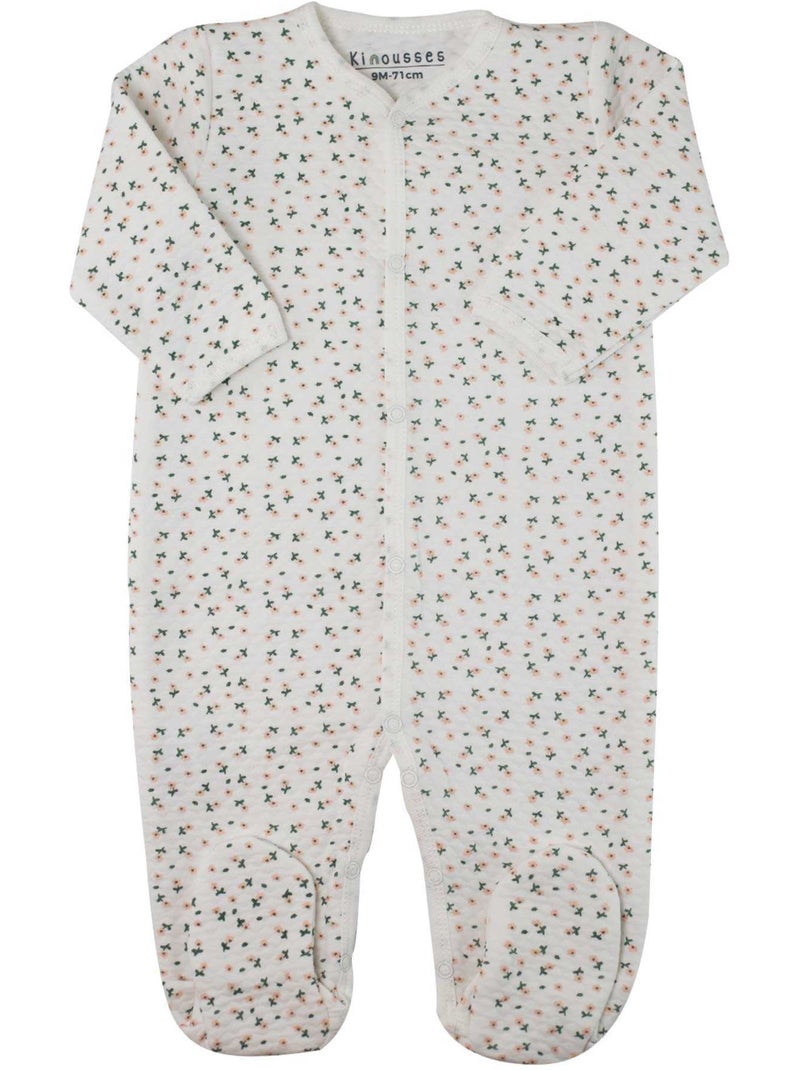 Gewatteerde pyjama Wit - Kiabi