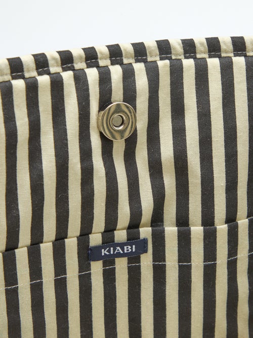 Gewatteerde shopper met luipaardprint - Kiabi