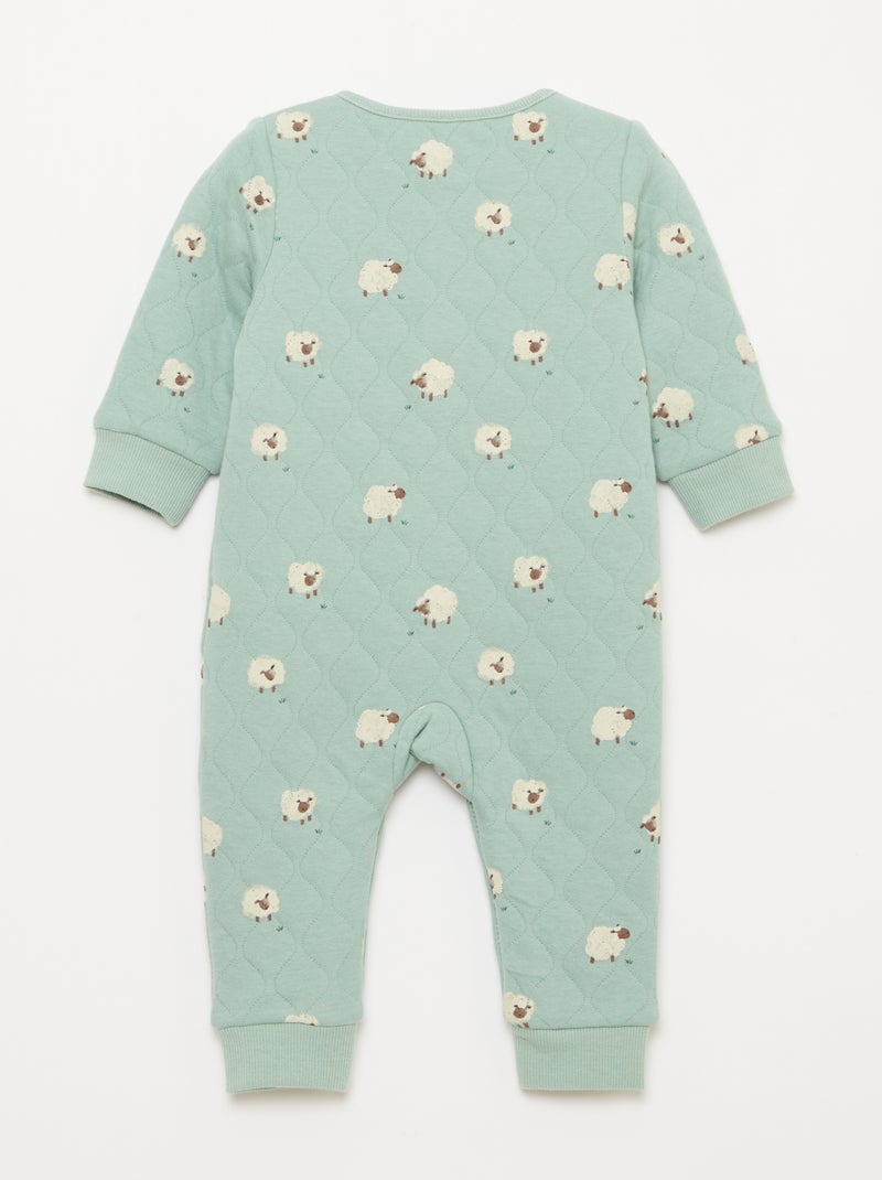 Gewatteerde slaapzak zonder voetjes Blauw - Kiabi