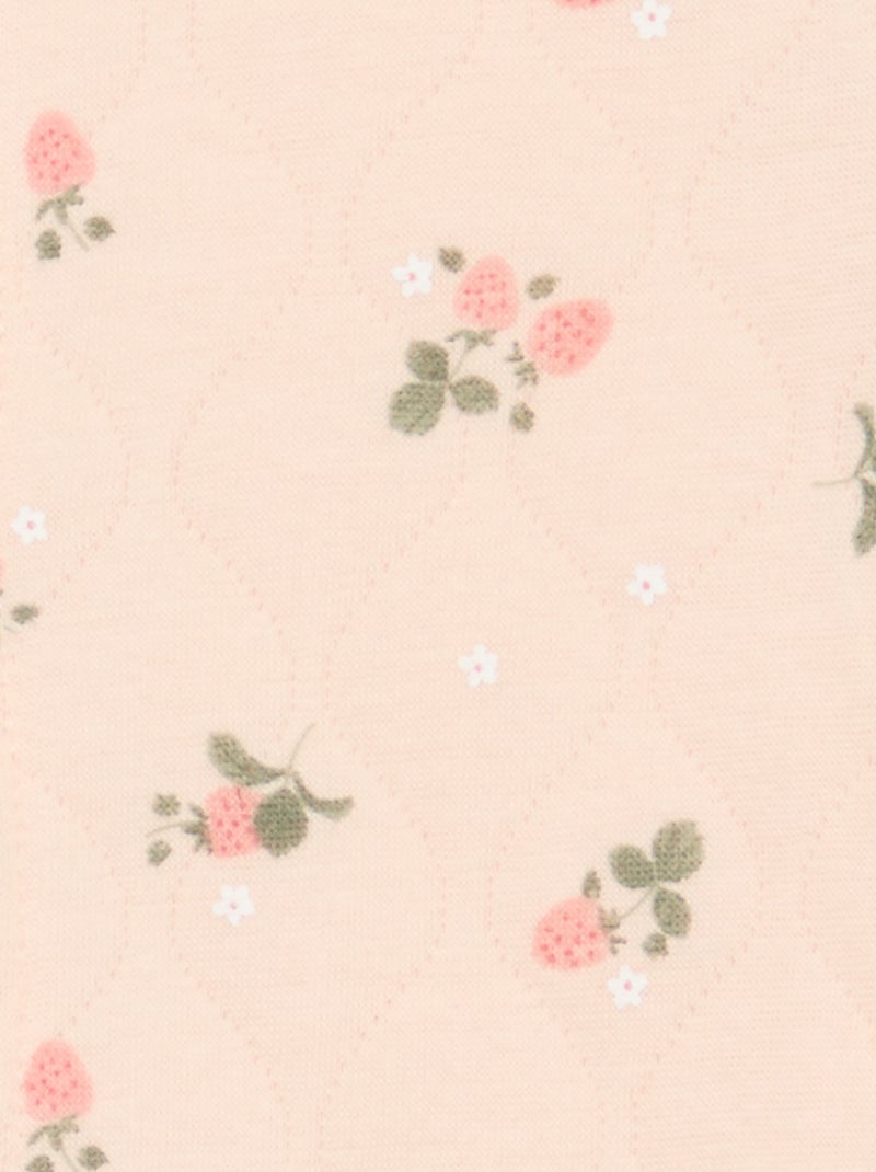 Gewatteerde slaapzak zonder voetjes Rose - Kiabi