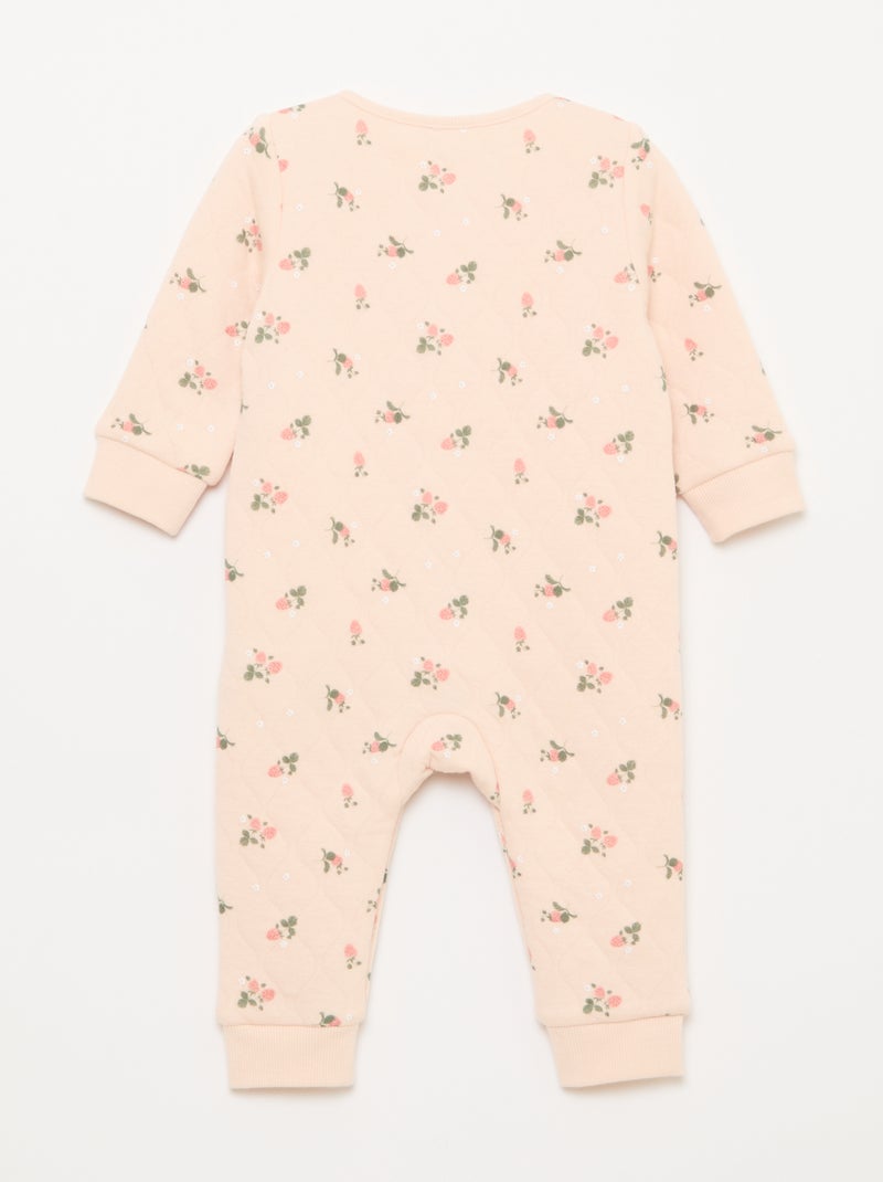 Gewatteerde slaapzak zonder voetjes Rose - Kiabi