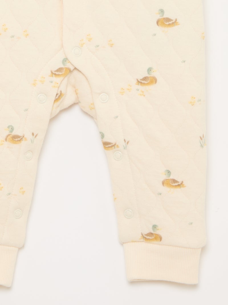 Gewatteerde slaapzak zonder voetjes Wit - Kiabi