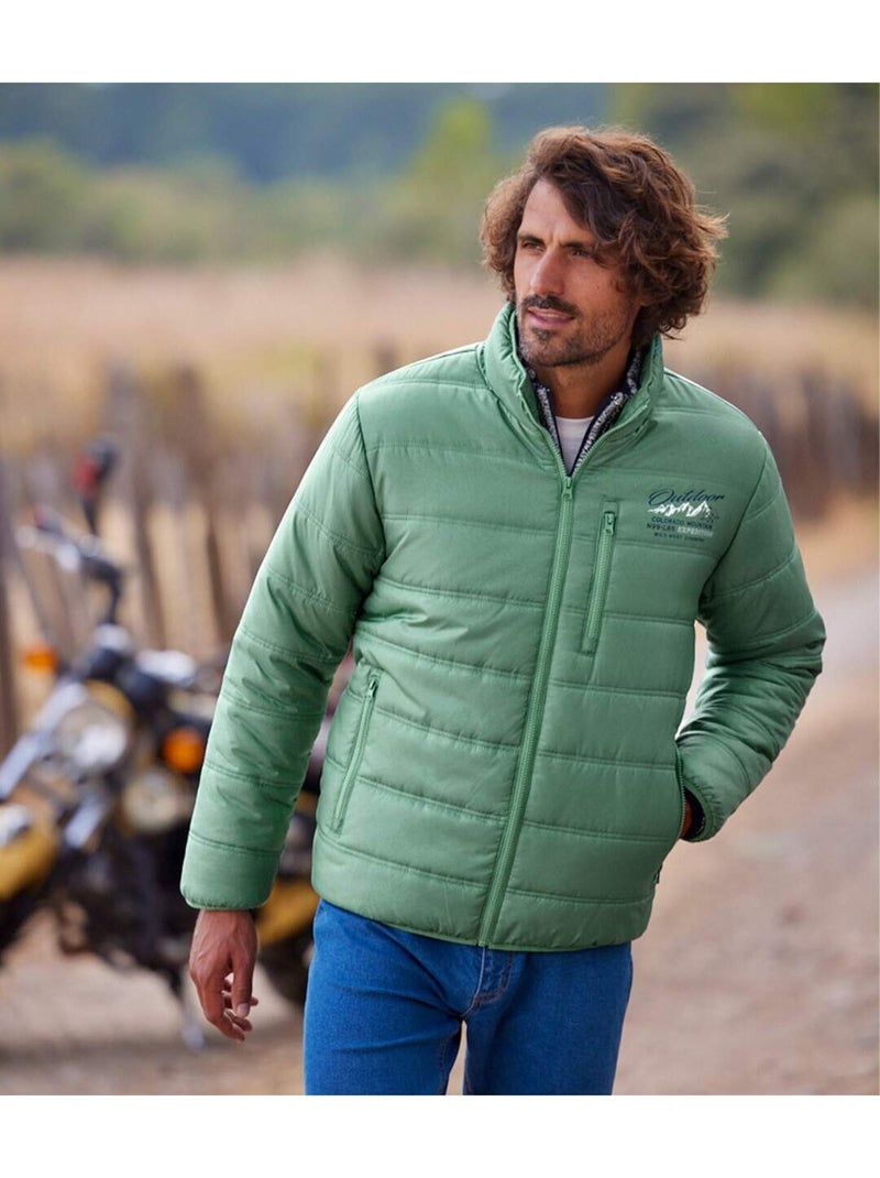 Gewatteerde winterjas Outdoor - ATLAS FOR MEN Groen - Kiabi