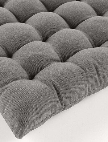 Gewatteerde zitting van gerecycled katoen en polyester