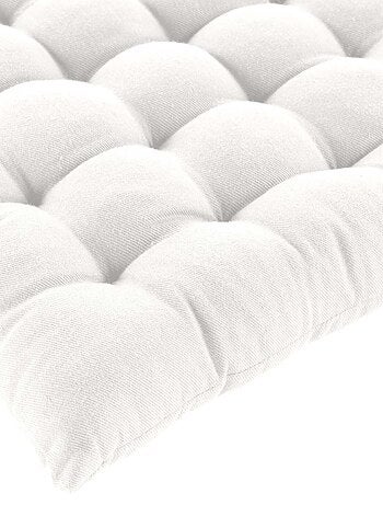 Gewatteerde zitting van gerecycled katoen en polyester