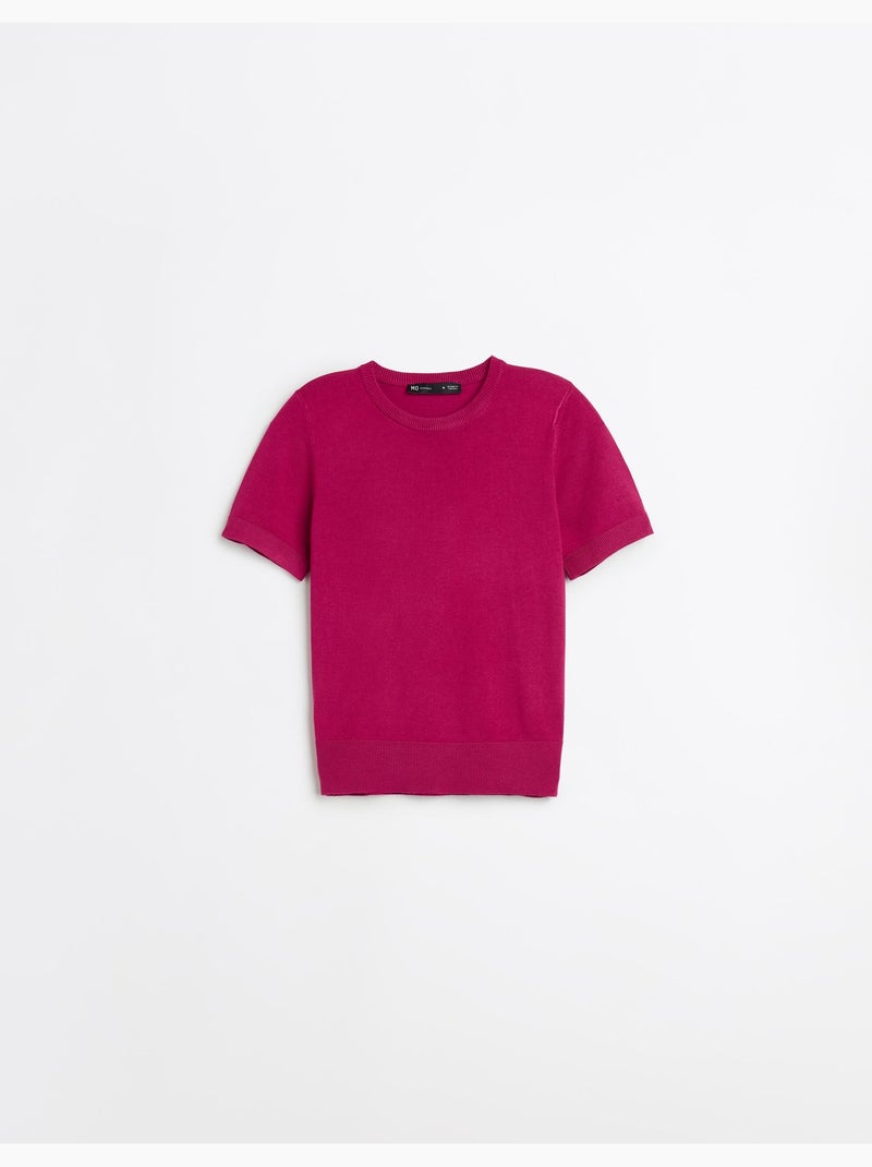 Geweven jersey, MO Fashion Roze - Kiabi