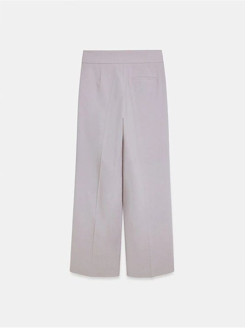 Geweven wide-leg broek met ceintuur dilvin - Kiabi Geweven wide-leg broek met ceintuur dilvin - Kiabi