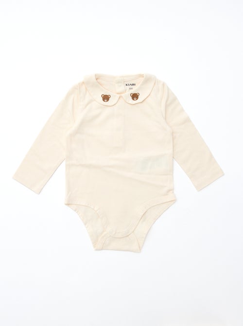 GIFTBOX - Lange salopette van tricot + rompertje + luierdoek van luchtig katoen + sokken - Kiabi