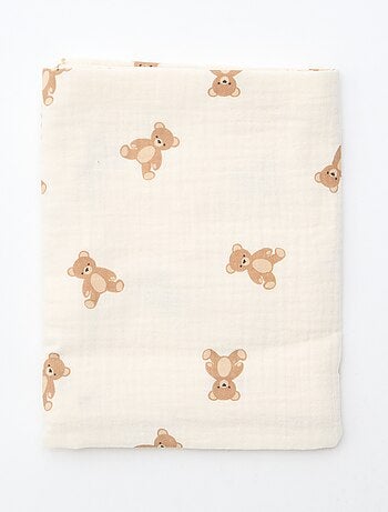 GIFTBOX salopette longue en tricot + body + lange double gaze + chaussettes