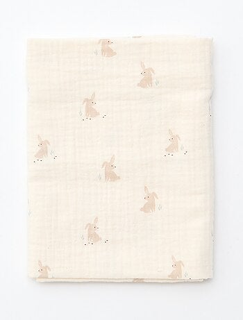 GIFTBOX salopette longue en tricot + body + lange double gaze + chaussettes