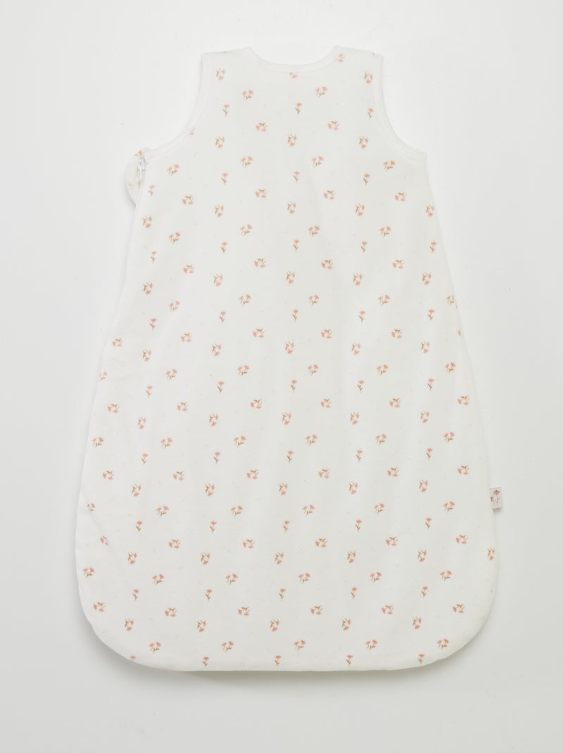 Gigoteuse chaude à motif TOG 2,5 Blanc fleurs - Kiabi