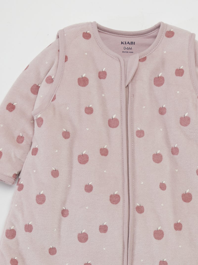 Gigoteuse chaude avec imprimé  - TOG 2.5 Rose - Kiabi