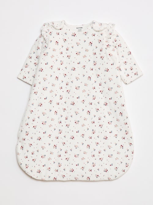 Gigoteuse chaude avec manches amovibles et motif à fleurs - Kiabi