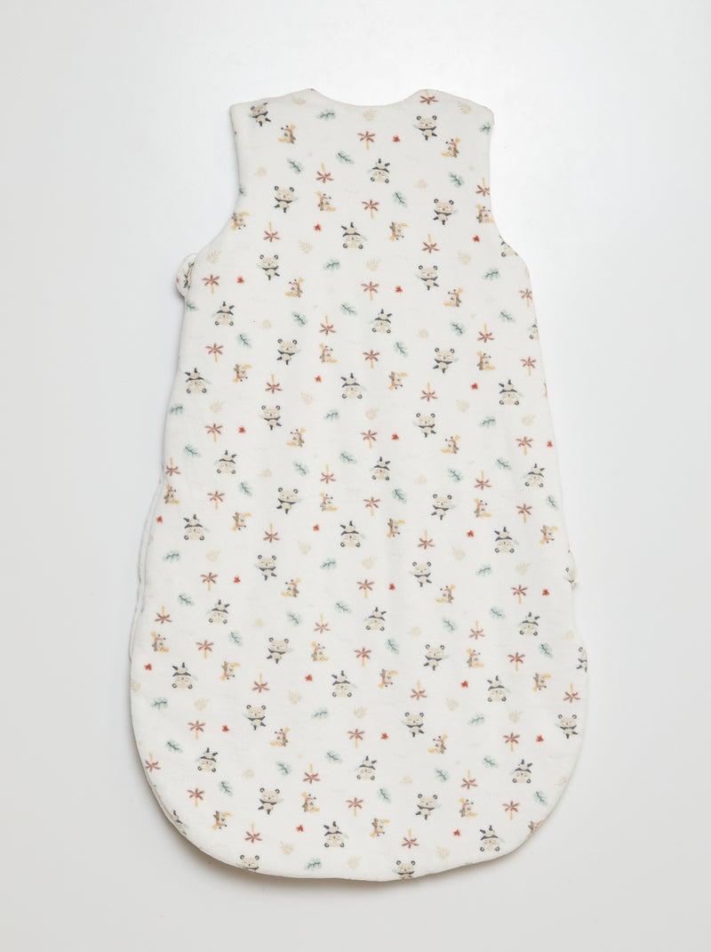 Gigoteuse chaude sans manches imprimée - TOG 3 Beige - Kiabi