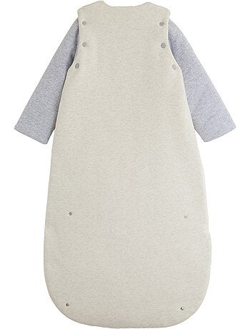 Gigoteuse d'hiver avec manches amovibles pistache