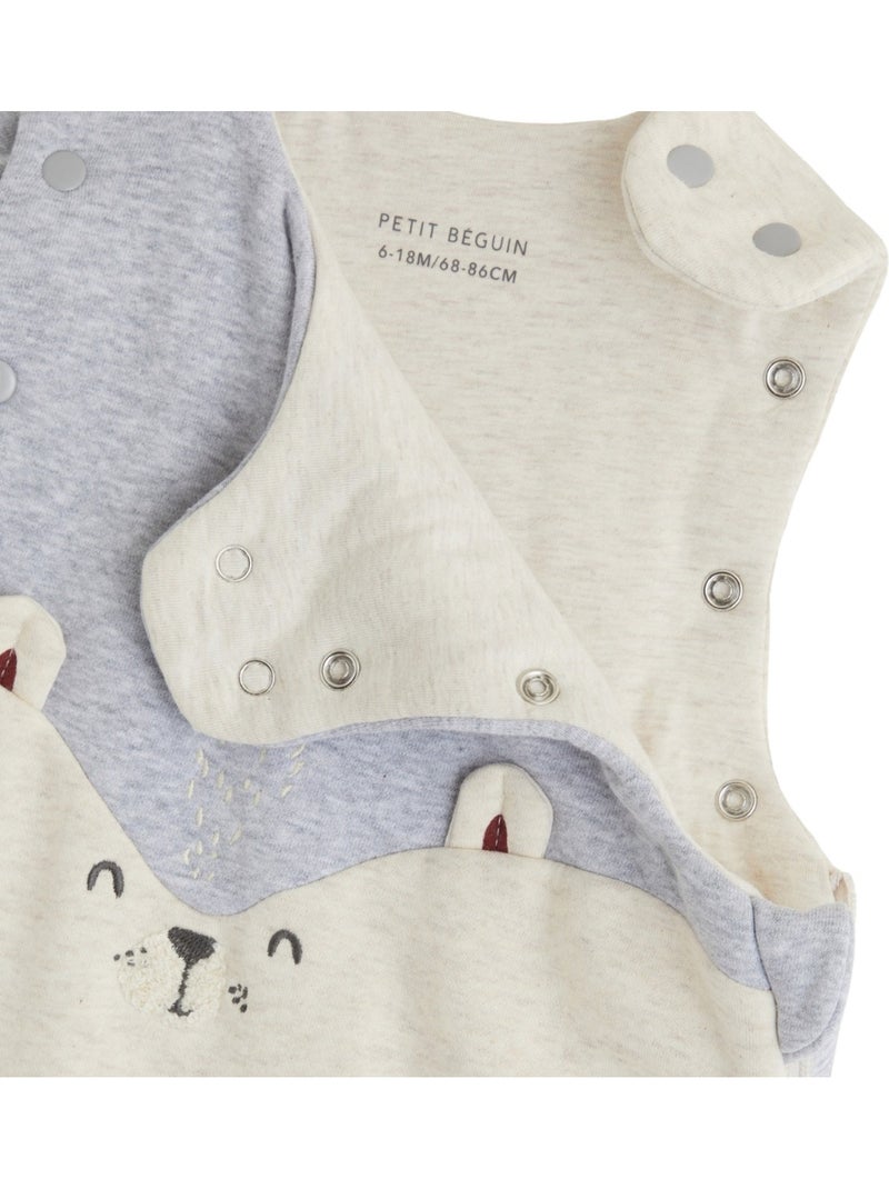 Gigoteuse d'hiver avec manches amovibles pistache Beige - Kiabi