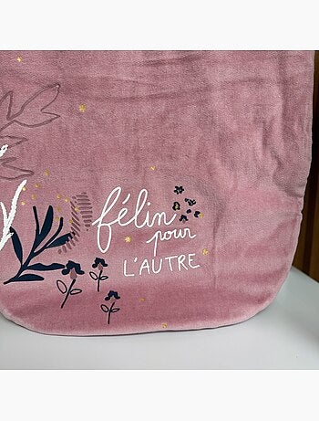 Gigoteuse d'hiver en velours Céleste