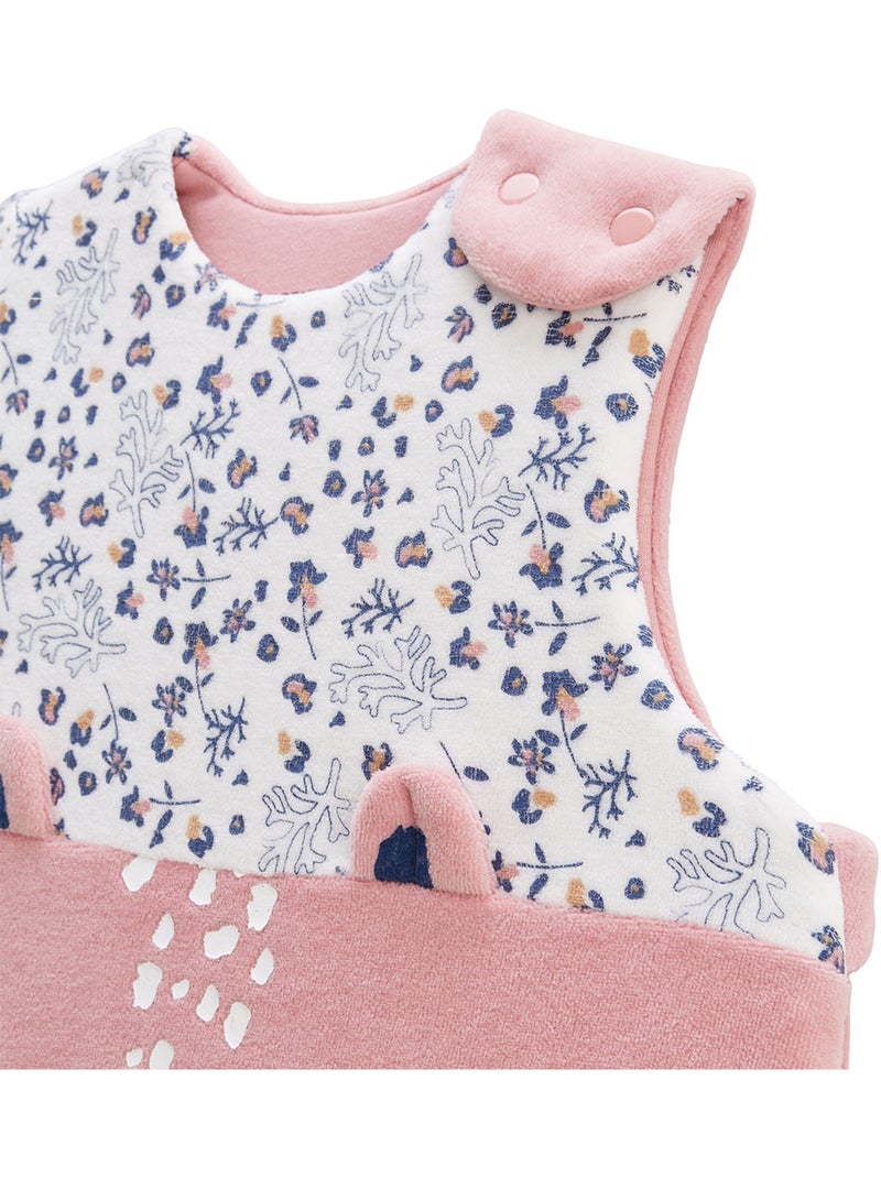 Gigoteuse d'hiver en velours C?leste Rose - Kiabi