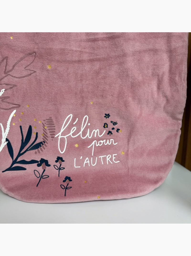 Gigoteuse d'hiver en velours C?leste Rose - Kiabi