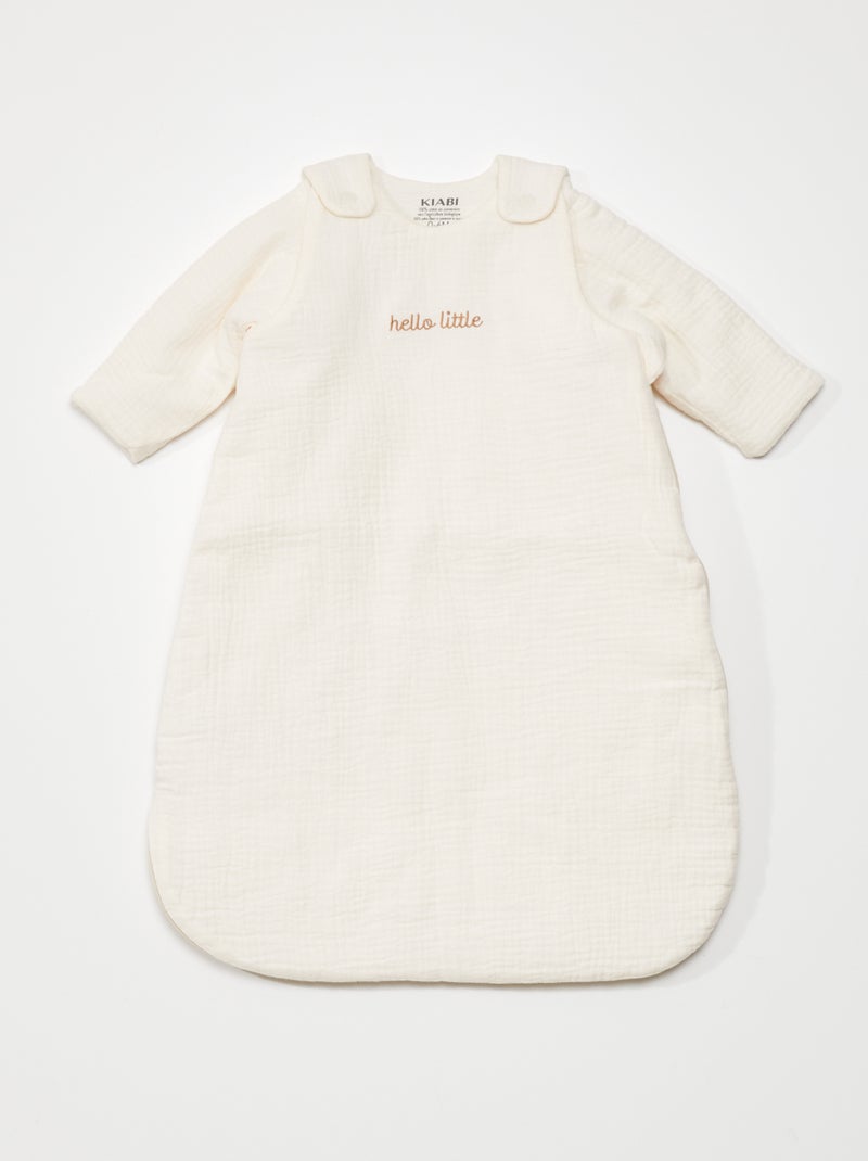 Gigoteuse en gaze de coton - TOG 2.5 Beige - Kiabi