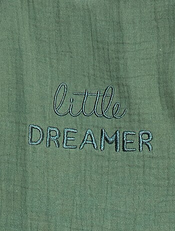 Gigoteuse en gaze de coton manches amovibles TOG 2,5