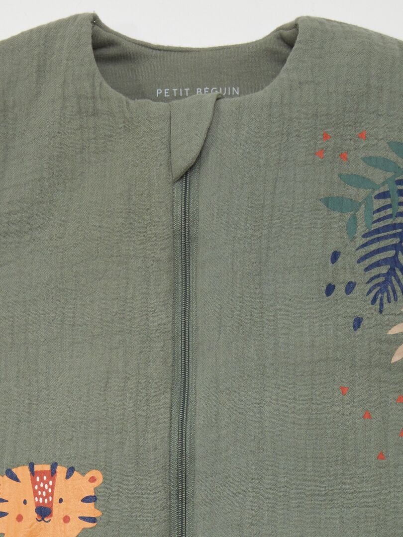 Gigoteuse Bébé Garçon Petit Béguin Gigoteuse D'Été Tiana - Gaze De Coton - TOG 1 - 0/6 Mois - Labellisé OEKO-TEX Gigoteuse Coton Légère