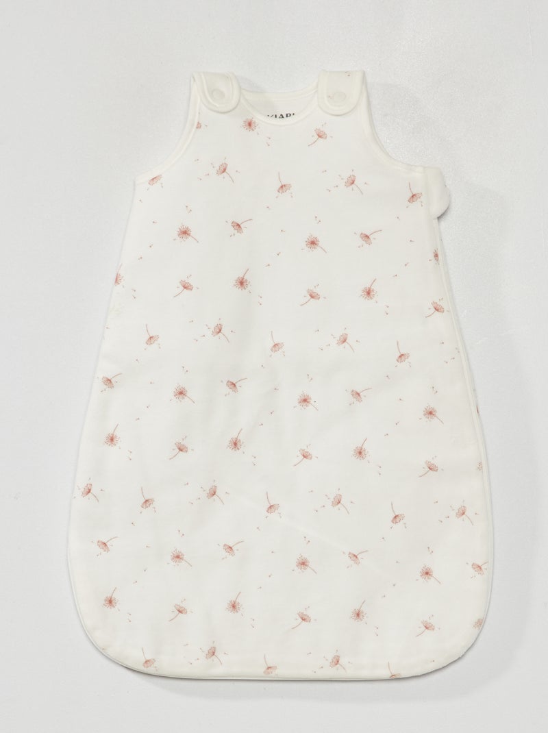 Gigoteuse en velours - TOG 2.5 Blanc/rose - Kiabi