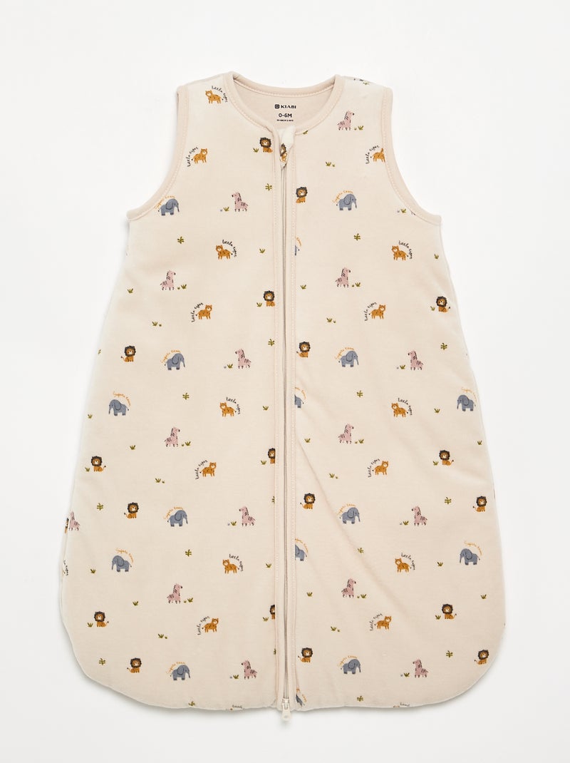 Gigoteuse en velours Beige - Kiabi