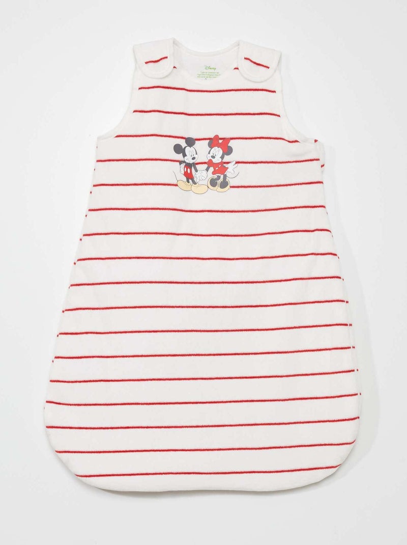 Gigoteuse en velours Blanc/rouge - Kiabi