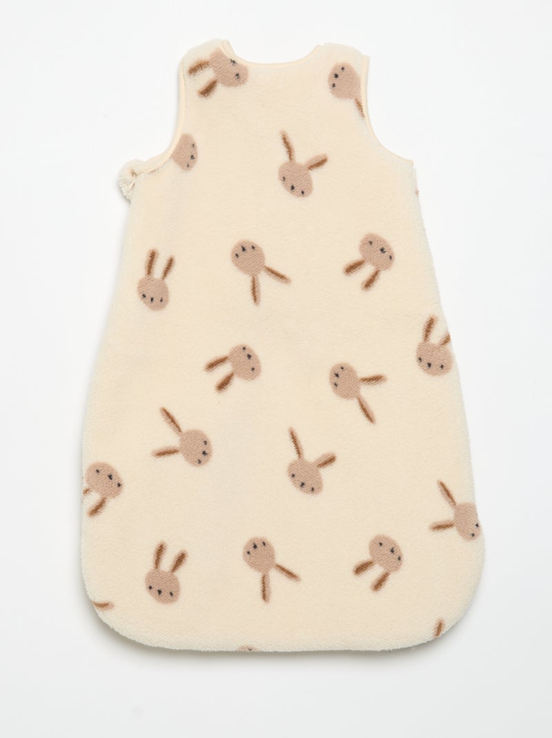 Gigoteuse imprimée sans manches Beige - Kiabi