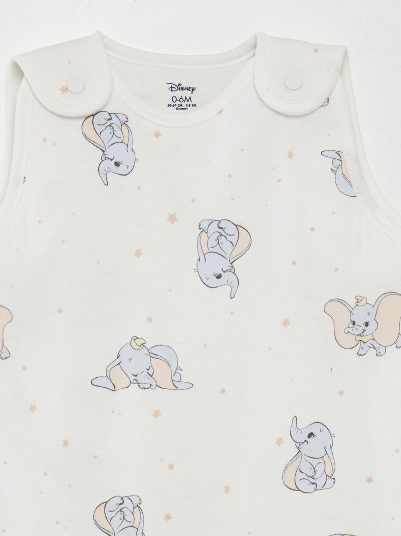 Gigoteuse ouatinée 'Dumbo' - Tog 2 Blanc - Kiabi