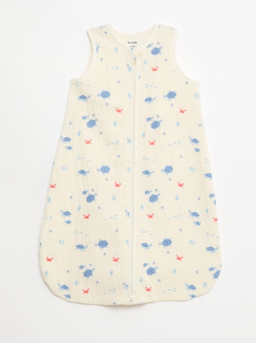 Gigoteuse sans manches animée en gaze de coton TOG 1 - Kiabi