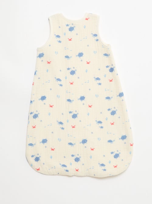 Gigoteuse sans manches animée en gaze de coton TOG 1 - Kiabi