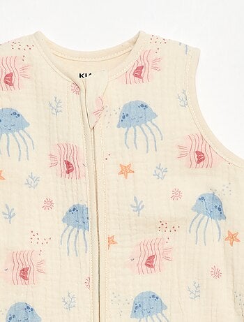 Gigoteuse sans manches animée en gaze de coton TOG 1