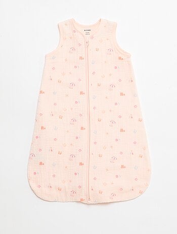 Gigoteuse sans manches animée en gaze de coton TOG 1