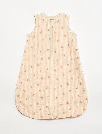 Gigoteuse sans manches animée en gaze de coton TOG 1