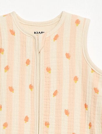 Gigoteuse sans manches animée en gaze de coton TOG 1