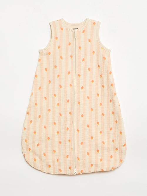 Gigoteuse sans manches animée en gaze de coton TOG 1 - Kiabi