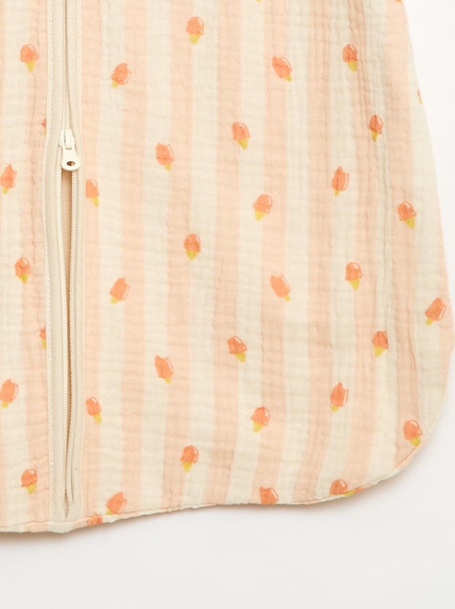 Gigoteuse sans manches animée en gaze de coton TOG 1 - Kiabi