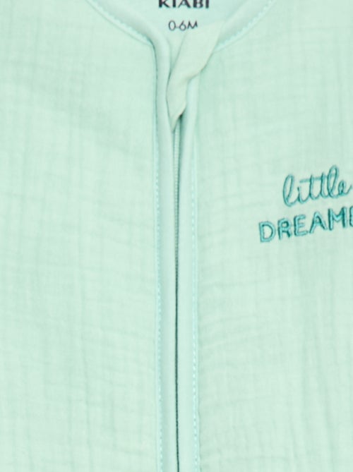 Gigoteuse sans manches zippée en coton - Kiabi