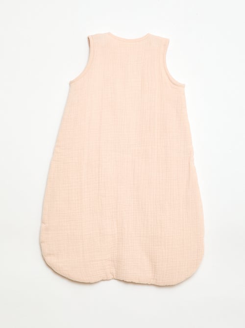 Gigoteuse sans manches zippée en coton - Kiabi