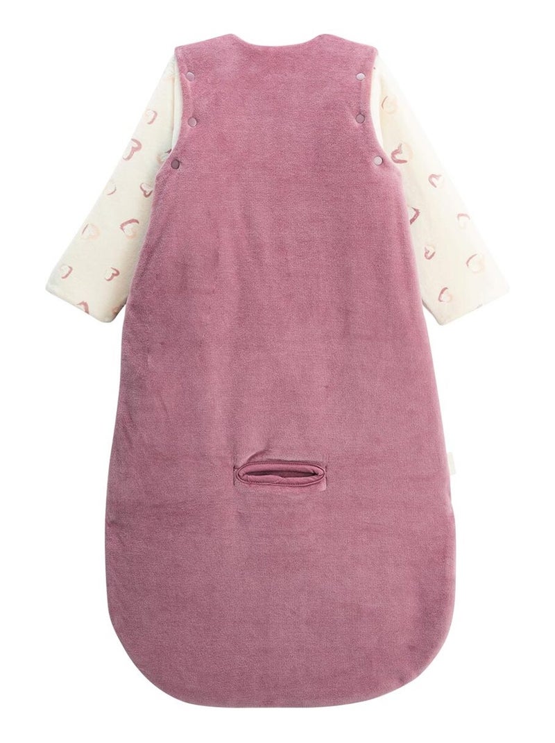 Gigoteuse si?ge auto TOG 3 en velours avec manches amovibles Matcha Rose - Kiabi