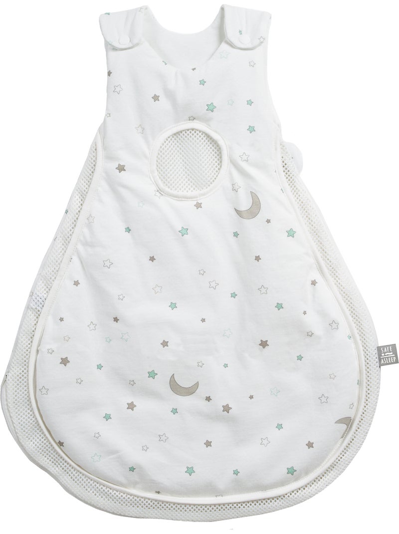 Gigoteuses en coton TOG 2 motif Sternenzauber 'Roba safe asleep®' Blanc - Kiabi
