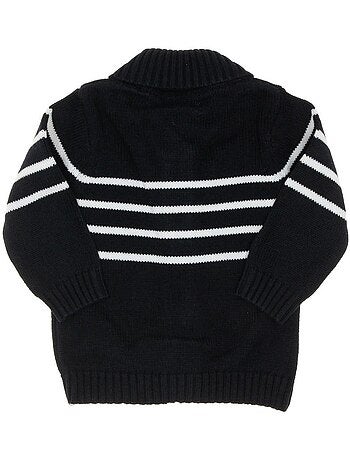 Gila jongens gilet - marine/wit gestreepte marinière