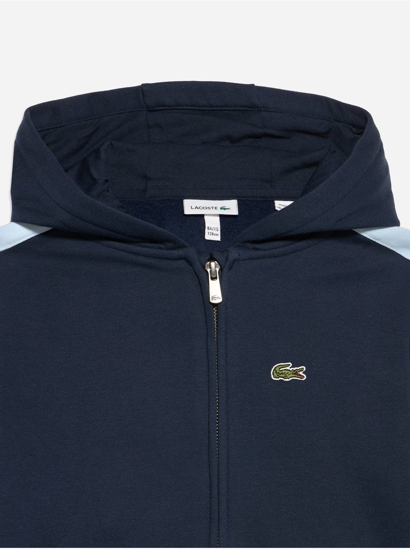 Gilet à capuche - lacoste Bleu marine - Kiabi