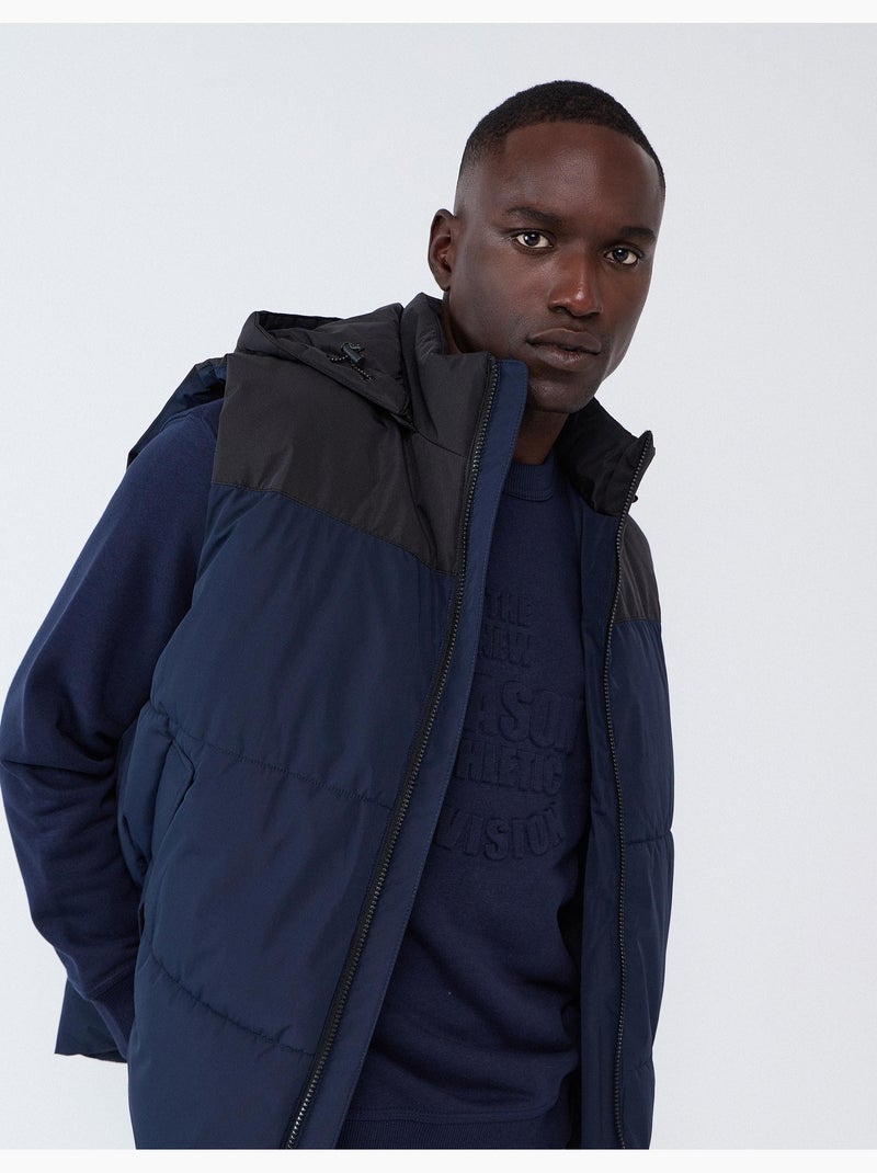 Gilet à capuche, mo fashion Bleu - Kiabi