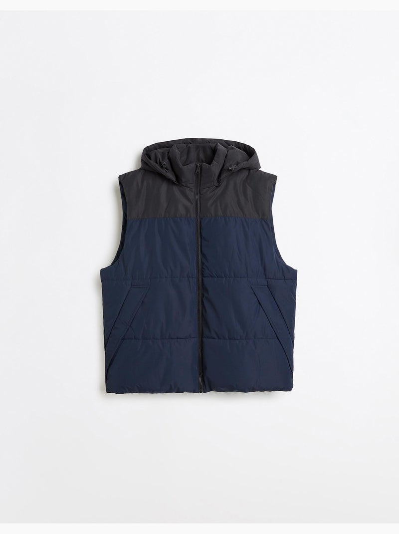 Gilet à capuche, mo fashion Bleu - Kiabi
