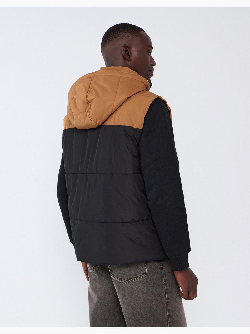 Gilet à capuche, mo fashion Noir - Kiabi